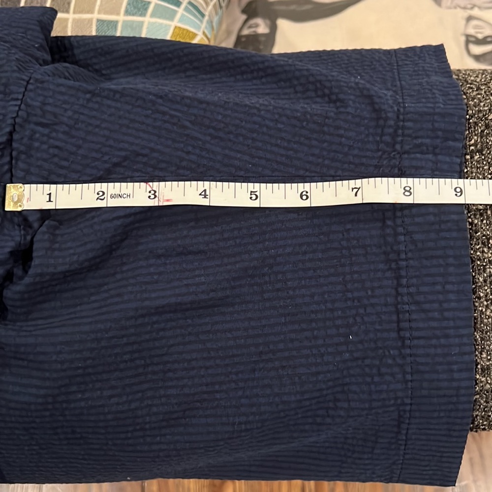 Banana Republic Man’s Deck Short Seersucker (New) #135 - Picture 6 of 6
